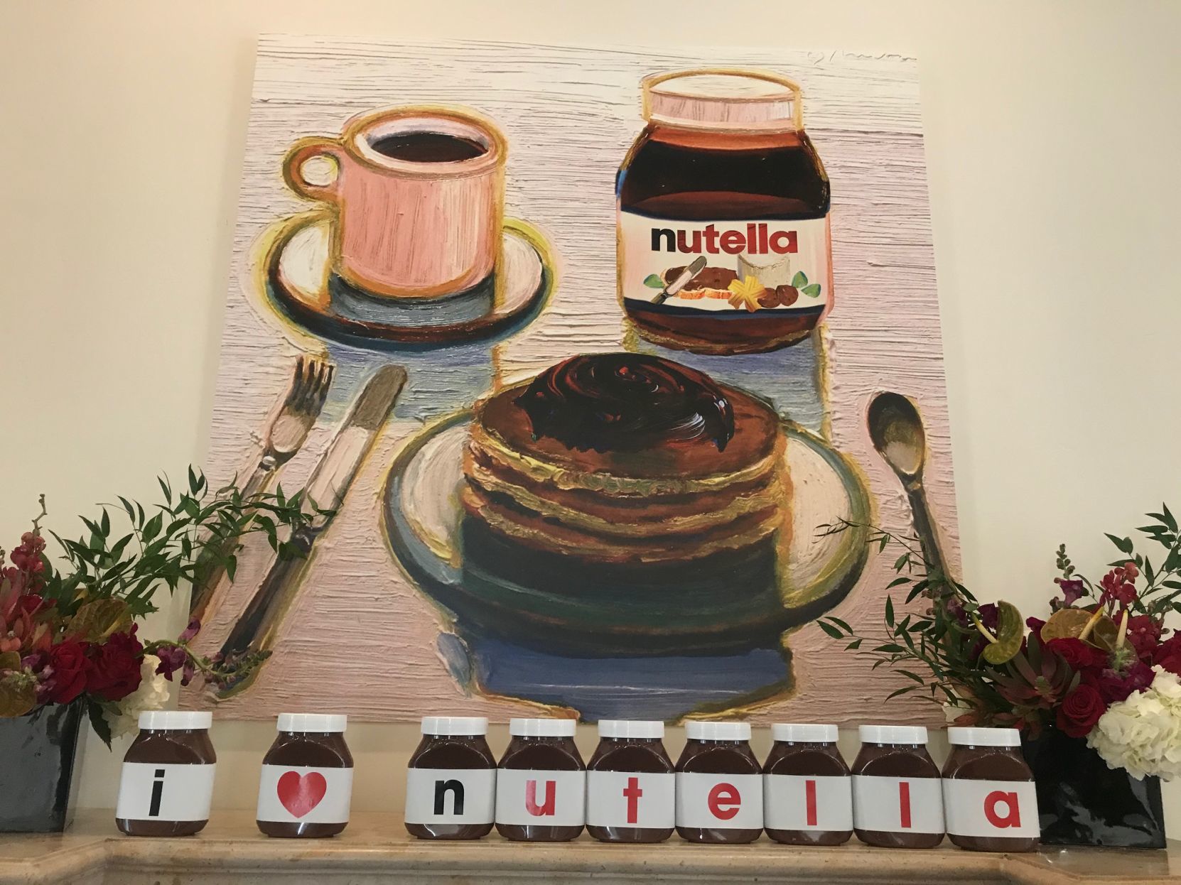 Nutella themed artwork